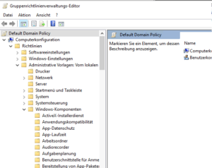 Gruppenrichtlinieneditor